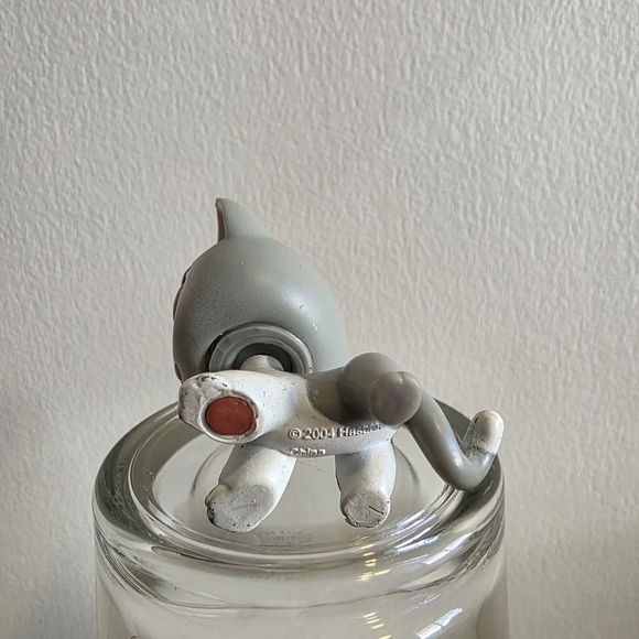 ✨️Authentic LPS Littlest Pet Shop #138 Gray White Shorthair Cat Brown Dot Eye - Picture 5 of 5